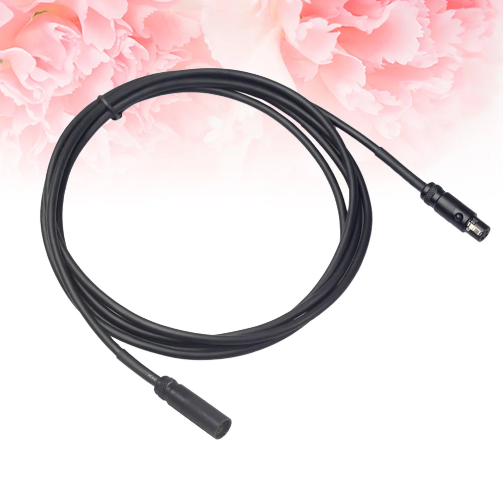 

2m Mini Xlr Male to Female Microphone Cable High Fidelity Shielding Anti Video Dslr Connection Black