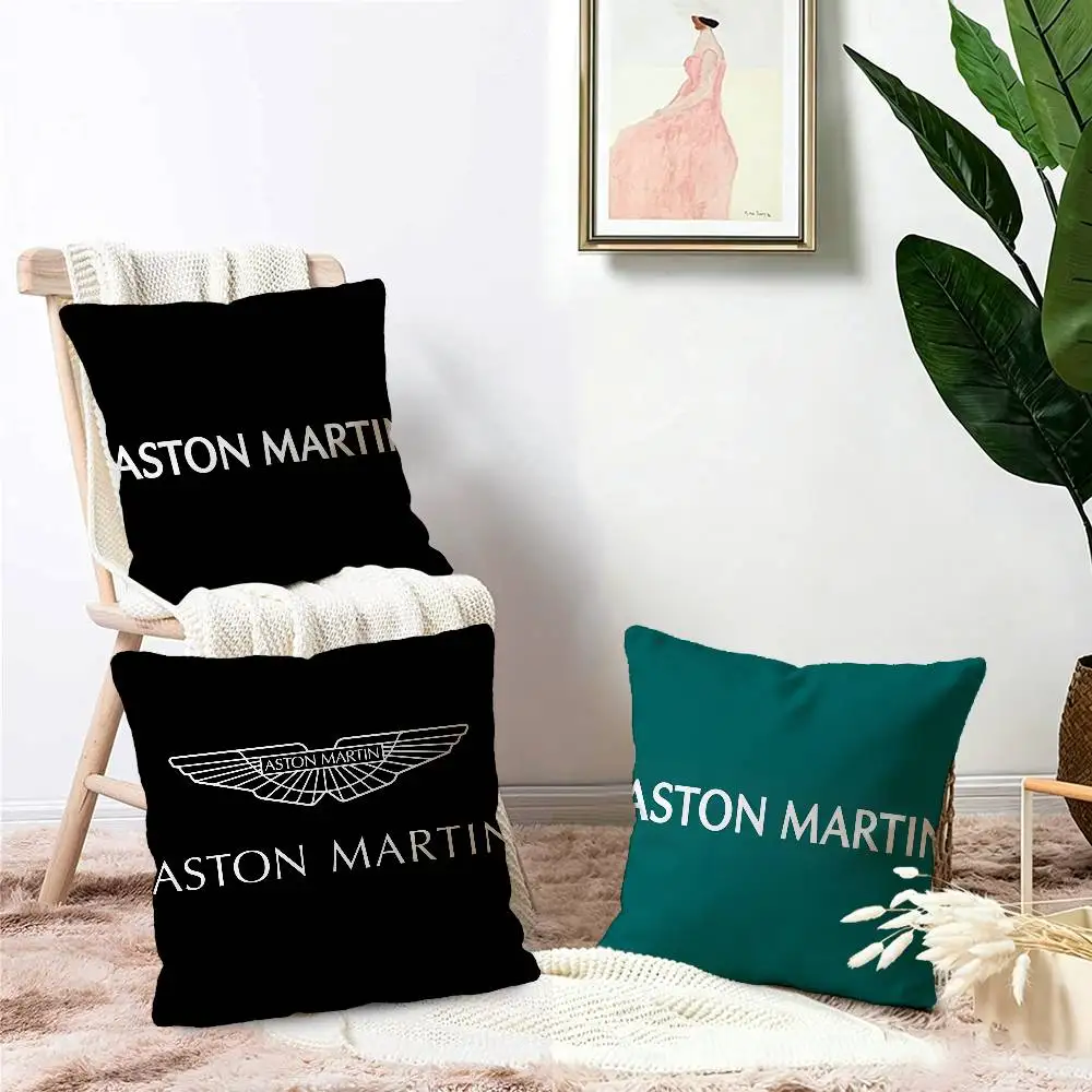 A-ASTONS M-MARTIN-S Cushion Cover Car Throw Pillow Case For Sofa Car Christmas Gift 40x40cm 45x45cm