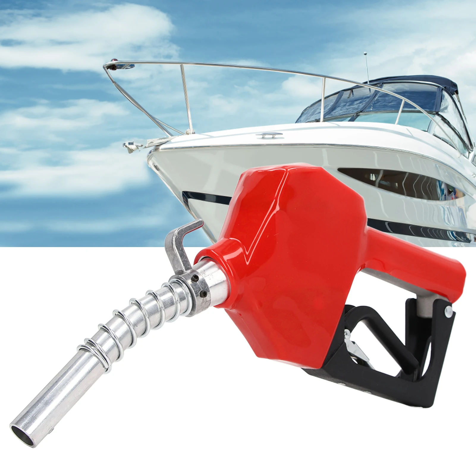 

3/4in Automatic Fuel Nozzle Auto Shut Off Fueling Gun for Petrol Fuel Refilling Portable Fuel Gun Automatic Fueling Gun