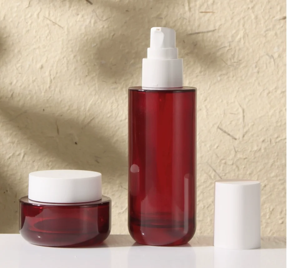 30ml-120ml 白色ガラスボトル 黒色ポンプ セラム/ローション/エマルジョン/ファンデーション/エッセンス 化粧水 スキンケア 化粧品包装