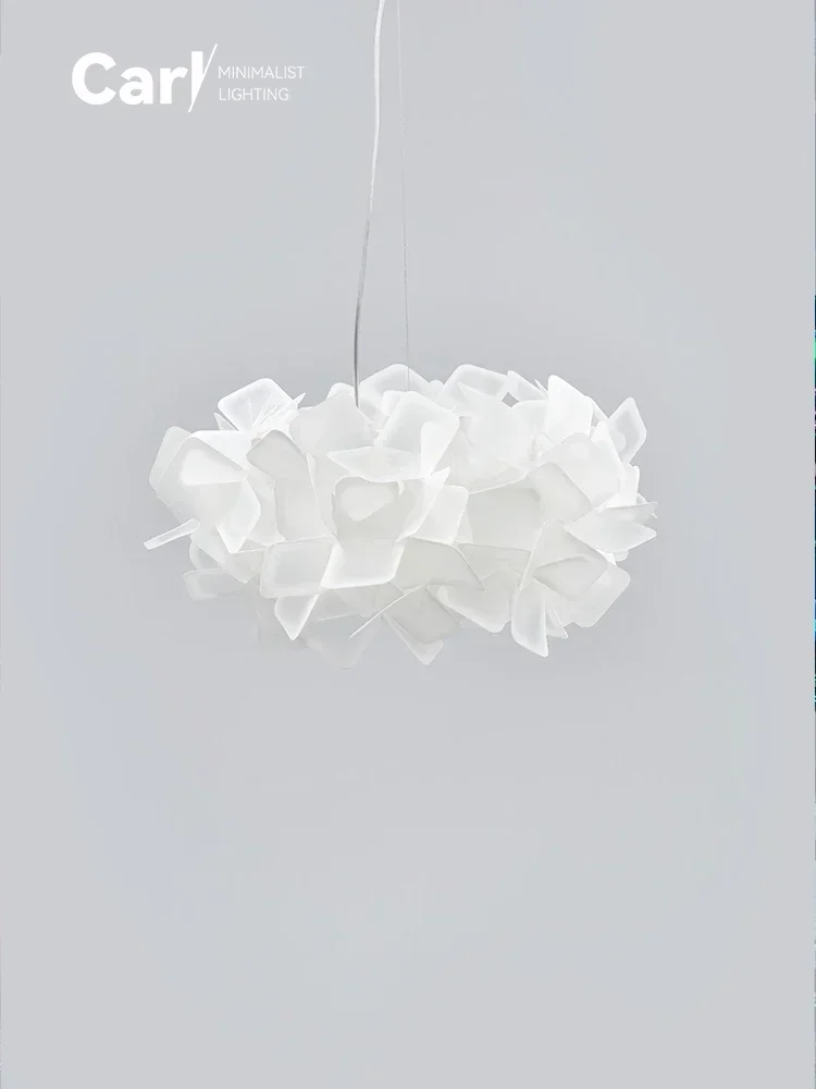 Modern Nordic Minimalist Living Room Dining Room Petal Ceiling Chandelier Creative Design Bedroom Home Decoration Led Lights
