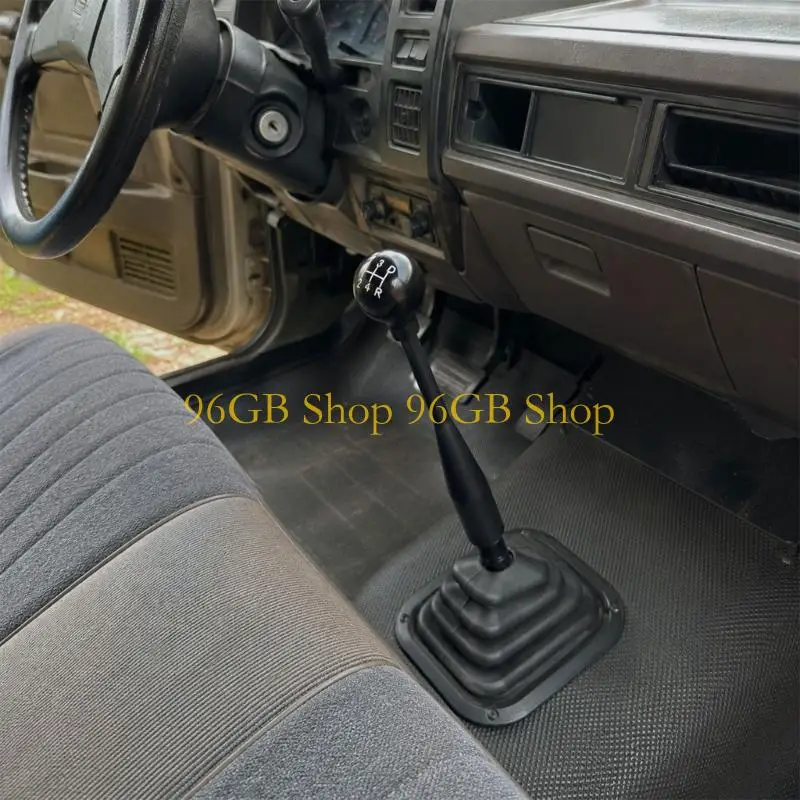96GB 4C3Z-7210AA Transmission Gear Lever Assembly with Round Knob, Black Manual Floor Lever for Vehicle Cabin Repair and