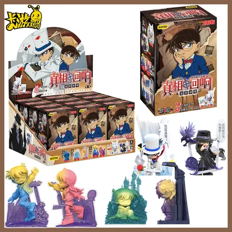 Hot New KAYOU Detective Conan Truth Echoes Series Eraser Mini Figure Blind Box Wave 1 Anime Collectible Exquisite Gift Toys