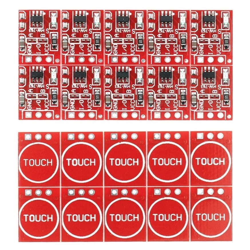 20-1000PCS/LOT NEW TTP223 Touch Button Module Capacitor Type Single Channel Self Locking Touch Switch Sensor for Arduino XCW