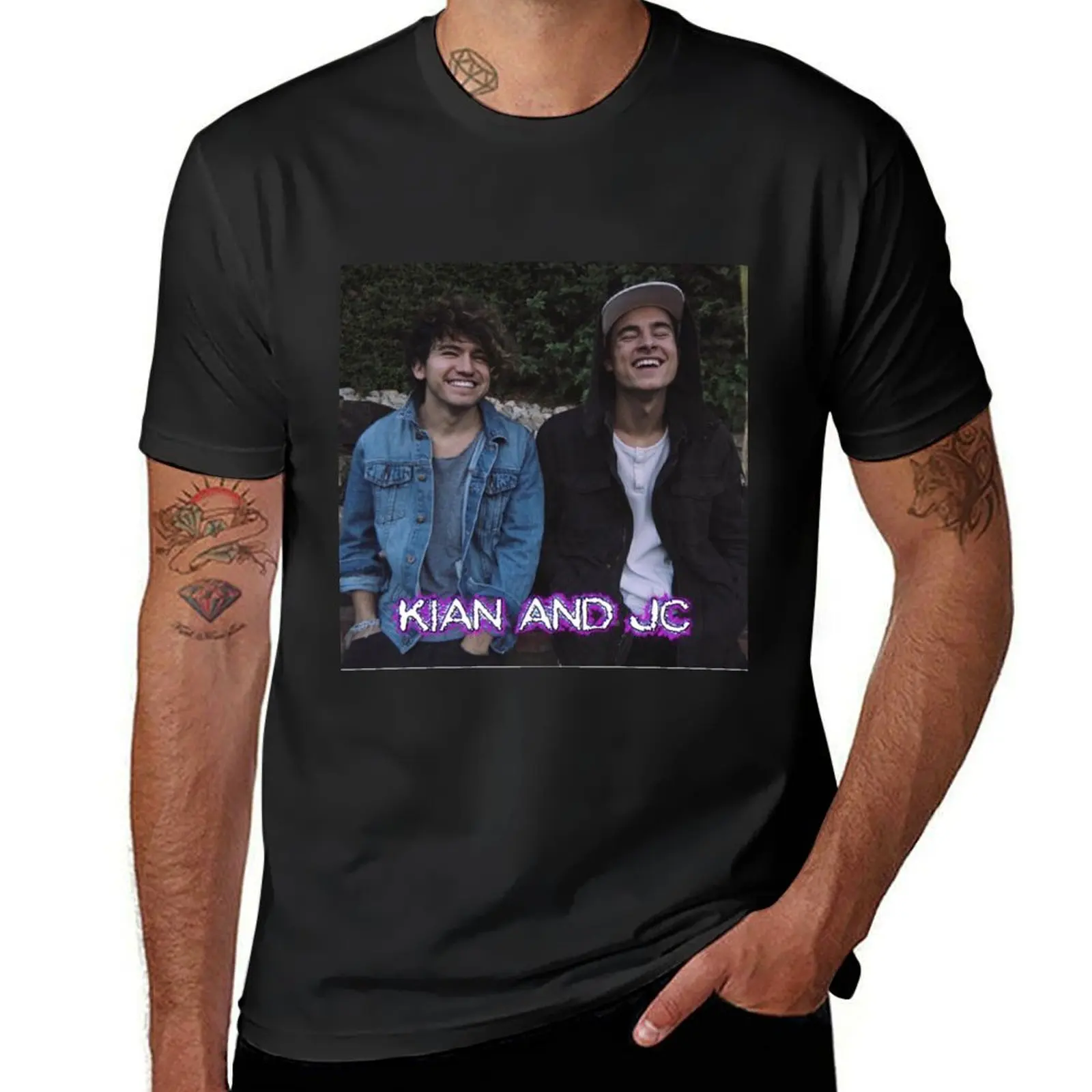 kian and jc T-Shirt hippie clothes Blouse Aesthetic clothing cute clothes t shirts for men cotton