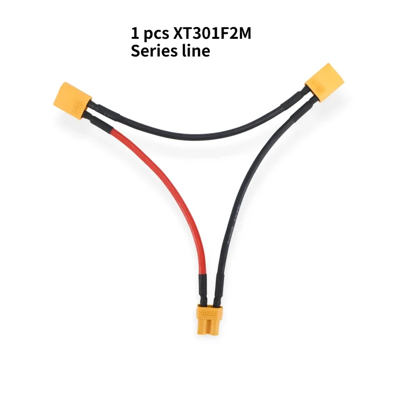 Wysokiej jakości złącze XT30 męskie na żeńskie 16AWG 10CM adapter baterii serii Y do kabla połączeniowego helikoptera RC