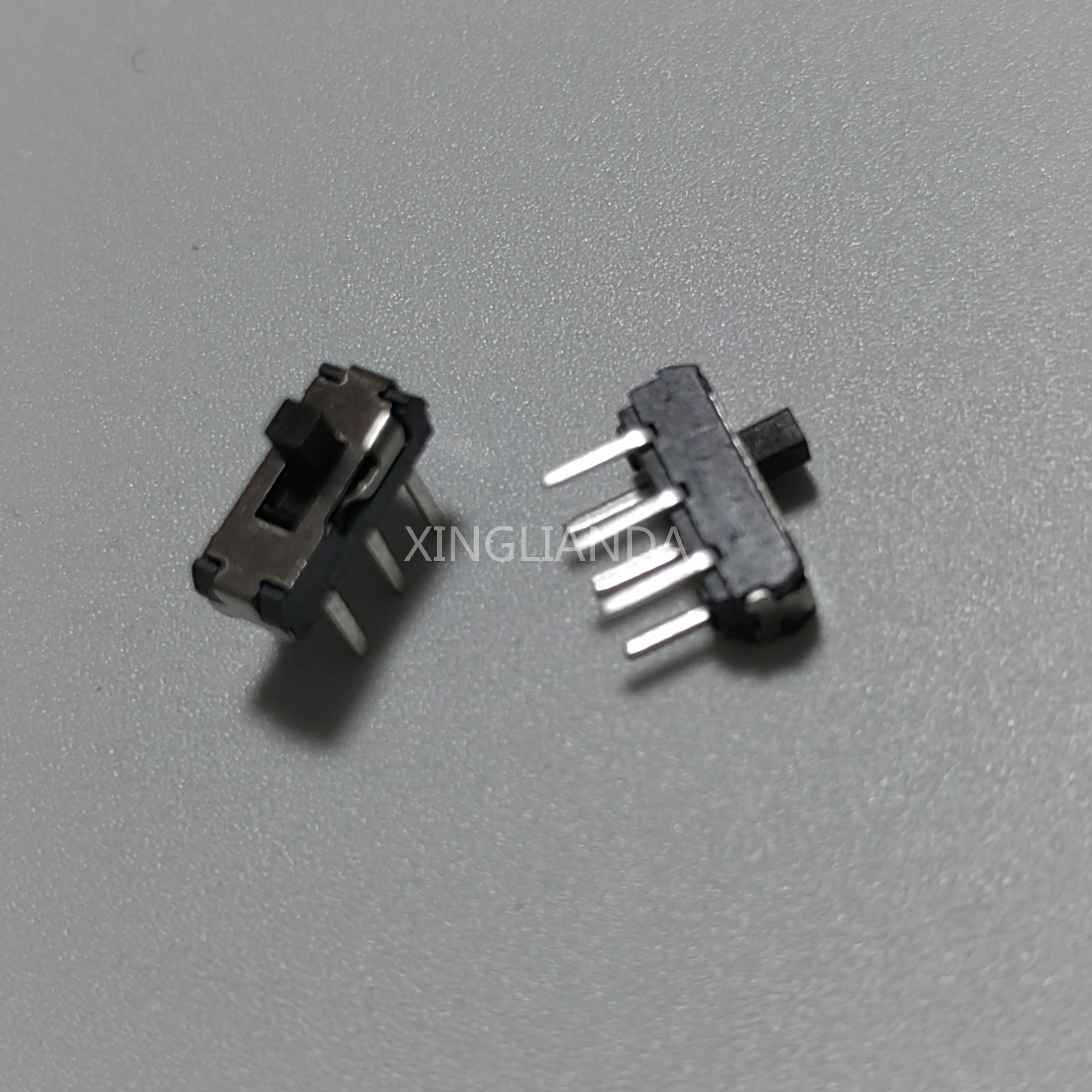 100 قطعة MSS-22D18 مصغرة مصغرة DIP العلوي الشريحة التبديل 2P2T 6Pin مقبض عالية 2 مللي متر لمفاتيح DVD