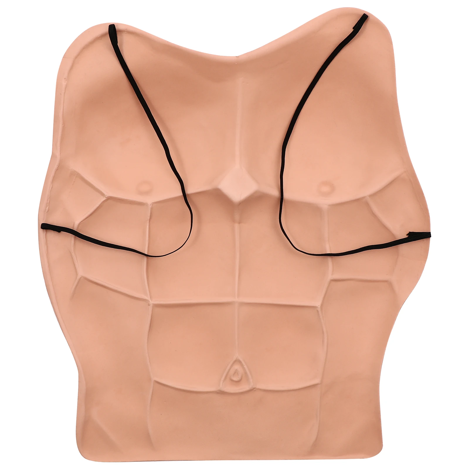 

Fake Muscle Chest Prop Mens Cosplay Lifelike Silicone Costume Halloween Party Decorations