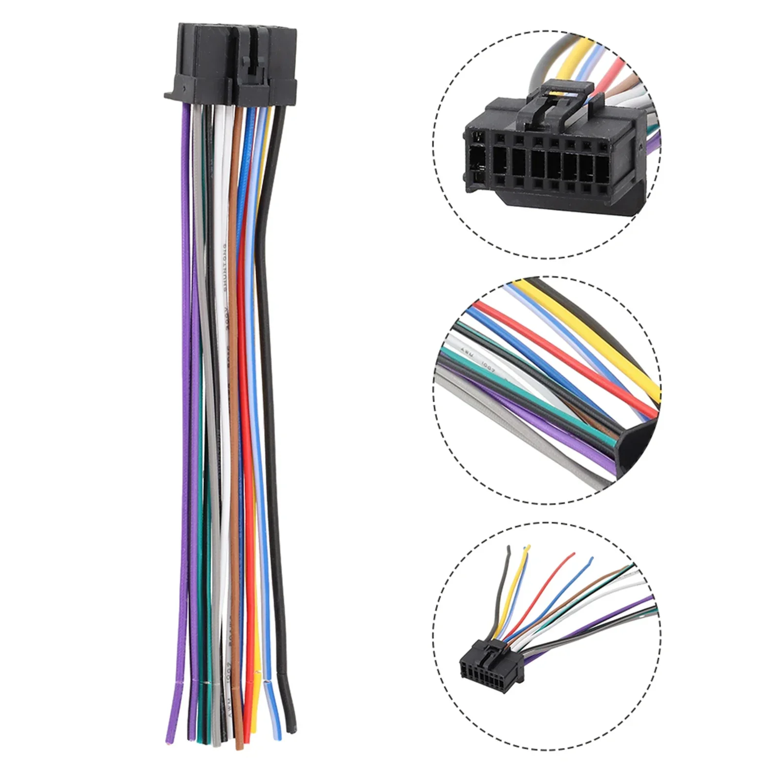 For Pioneer speaker Radio Wiring Pioneer Radio Harness Plug Conector Radio Wiring 16-Pin Car Connector Easy Connection Hot Sale