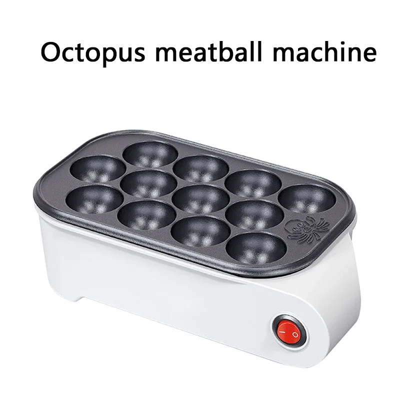 Fabricante De Almôndega De Polvo Elétrico Mini, Máquina De Takoyaki, Assadeira De Bolo De Snapper, Omelete De Ovo Hotdog, Forno De Bolo De Peixe Em Forma De Peixe