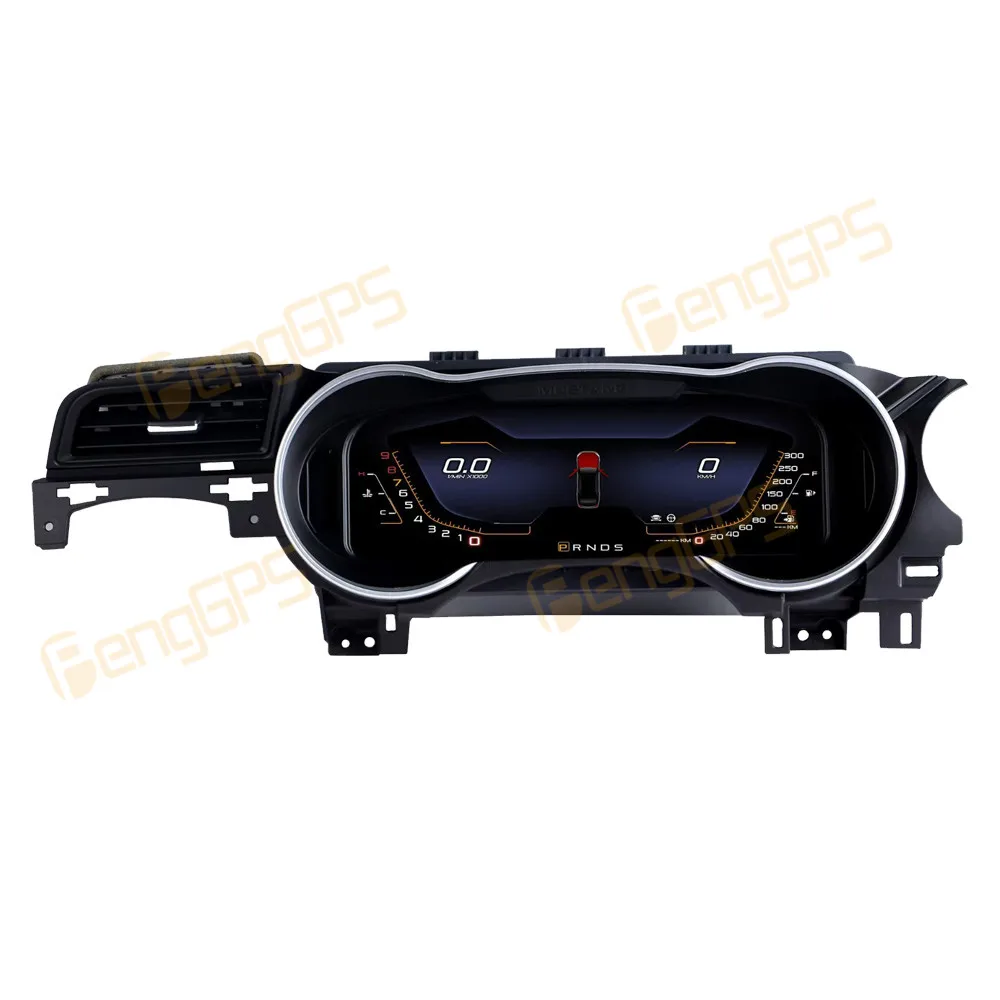 Para Ford Mustang 2015-2021 tablero LCD de coche grupo Digital cabina Virtual Panel de instrumentos velocímetro unidad multifuncional