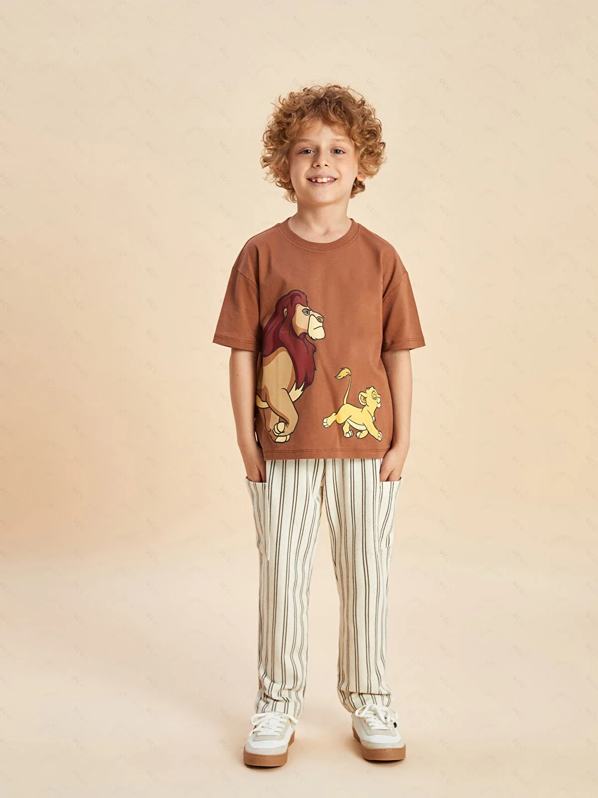 2025 حار بيع الصيف ديزني الأسد الملك الكرتون الطباعة ثلاثية الأبعاد للأطفال تي شيرتات قصيرة الاكمام الجولة الرقبة بلوزات ولطيف للأطفال #1