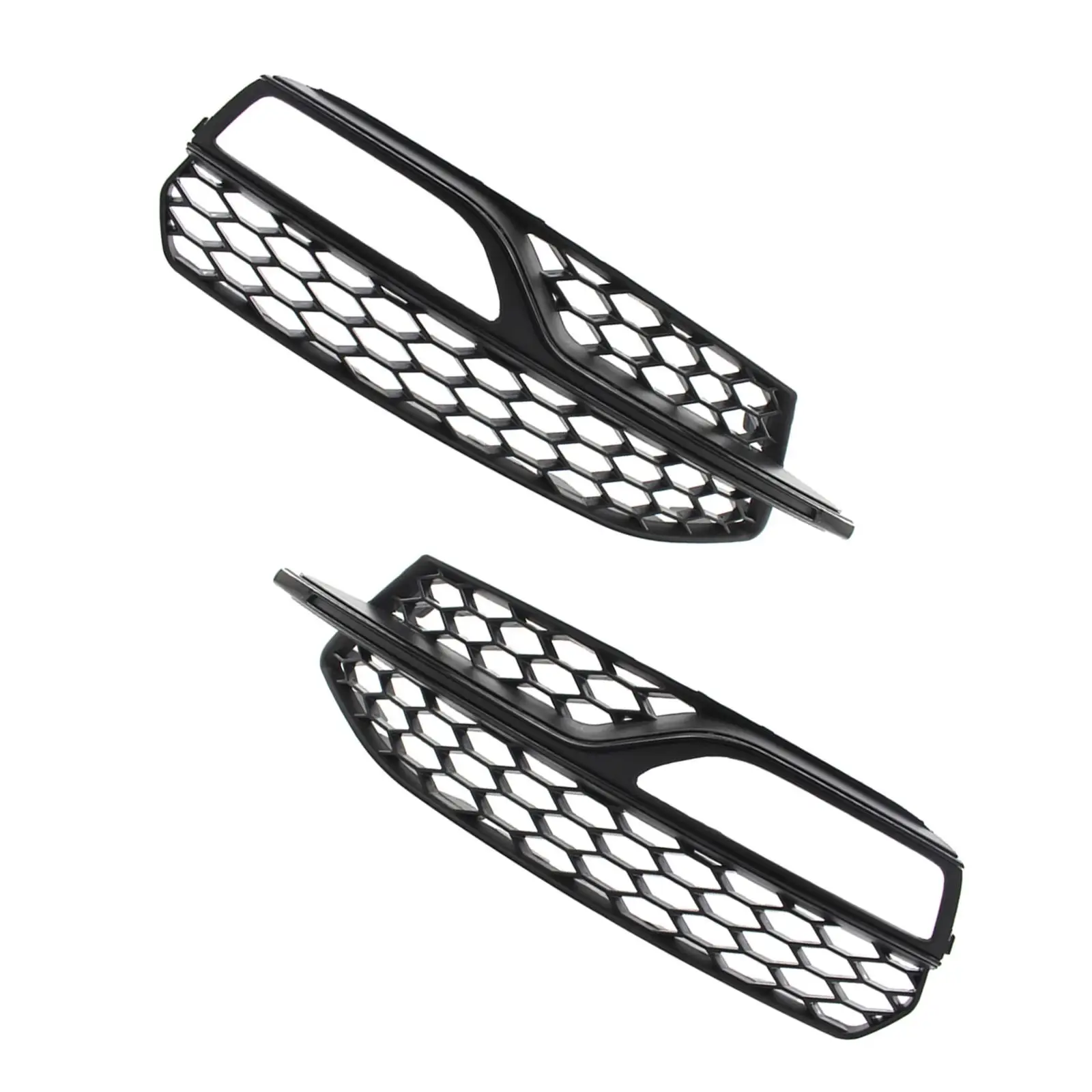 1 Pair Front Fog Light Grilles for A3 S3 13-17 Anti-scratch