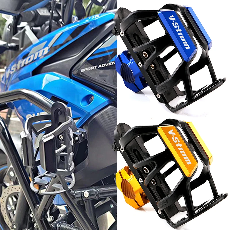 

For Suzuki Vstrom 650 1000 250 1050 800 VSTROM 800 DE SE SX 1000 XT Accessorie Motorbike Beverage Water Bottle Drink Cup Holder