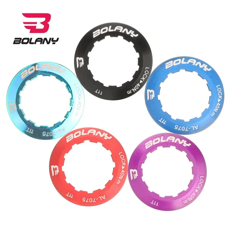 

Bolany Aluminum Alloy 11T Multicolor Cassette Cover Bicycle Cycling Fixing Bolt Screw Freewheel Cover Bicycle Parts