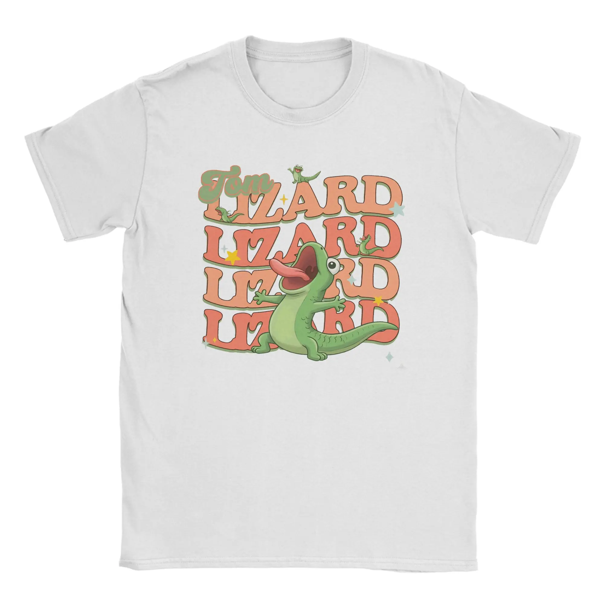 Tom Lizard Animated T-Shirts Men Women Hoppers Casual 100% Cotton Tee Shirt Crewneck Short Sleeve T Shirt Adult Tops