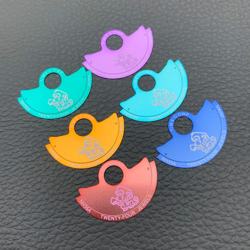 Zodiac Monkey Pattern Movement Hammer Rotor Patch Fit NH34 NH35 NH36 NH38 7S Movement Oscillating Weight Hammer Rotor Patch 1PCS