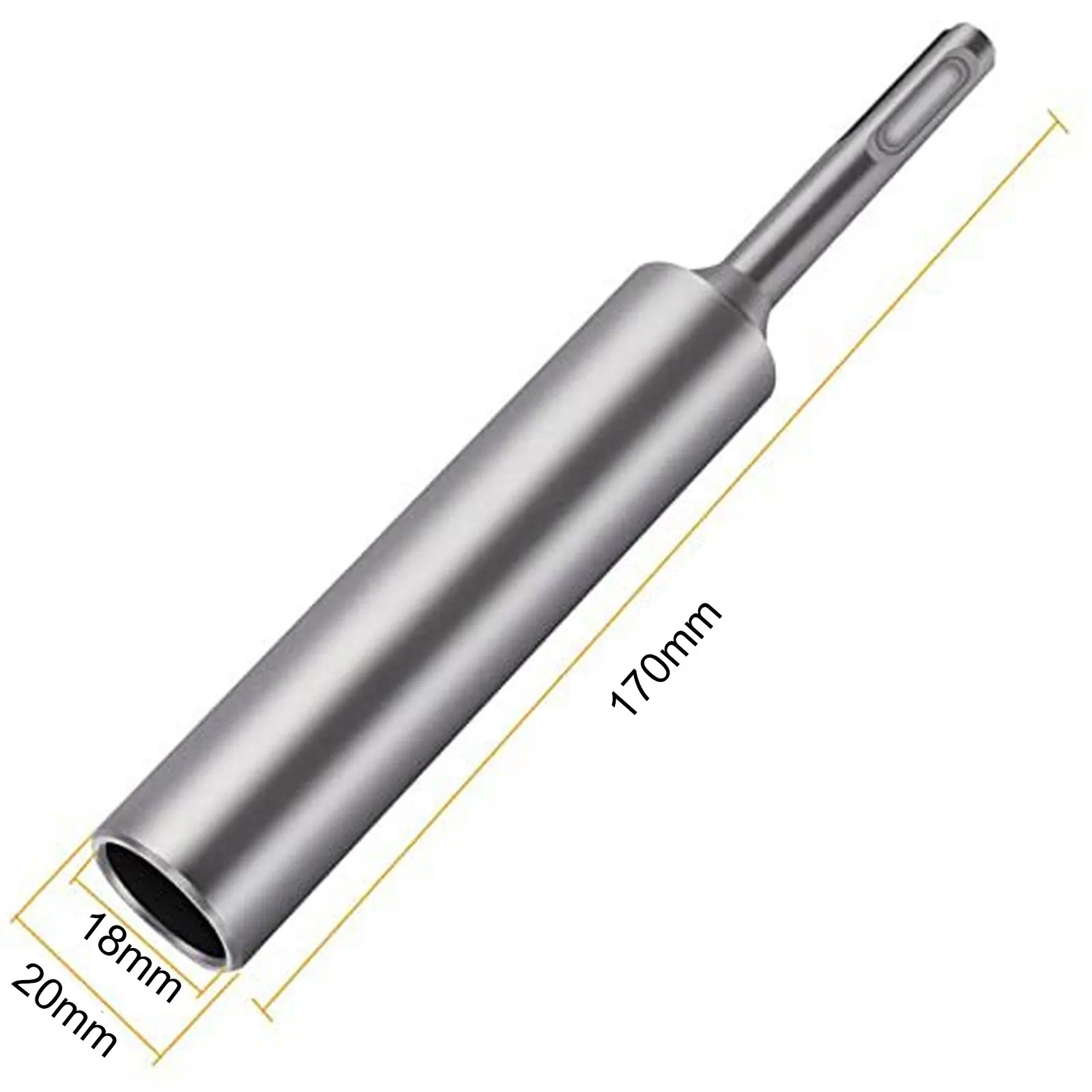 SDS Plus Ground Rod Driver For 5/8Inch And 3/4Inch Ground Rods Durable Hardened Steel Ground Rod Driver 17mm Earth Stake Hammer