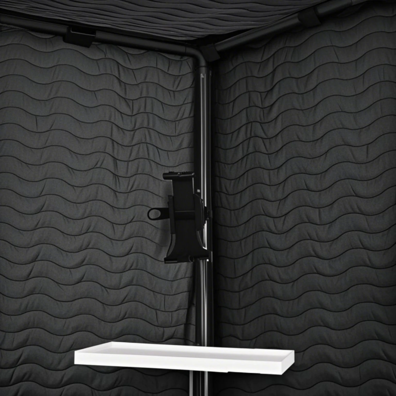 

Vocal Isolation Booth Quilted Portable Vocal Booth Freestanding High-Density Acoustic Padding for Home Studio