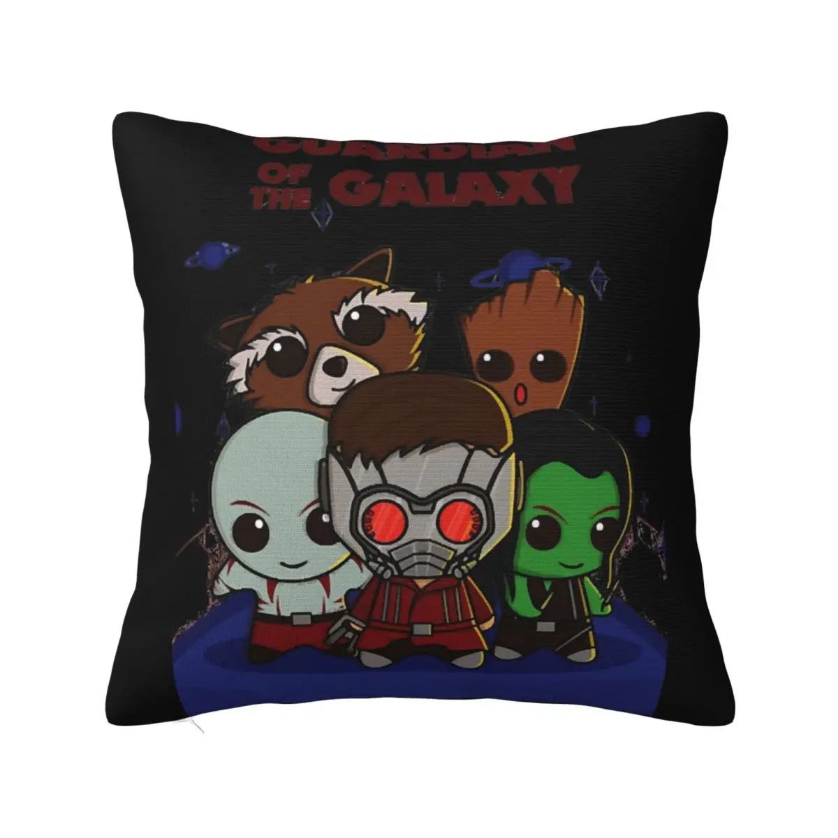 Guardians Of Galaxy Pillowcases Merch Printed Polyester Cushion Cover Decorative Throw Pillow Case Cover Home Square