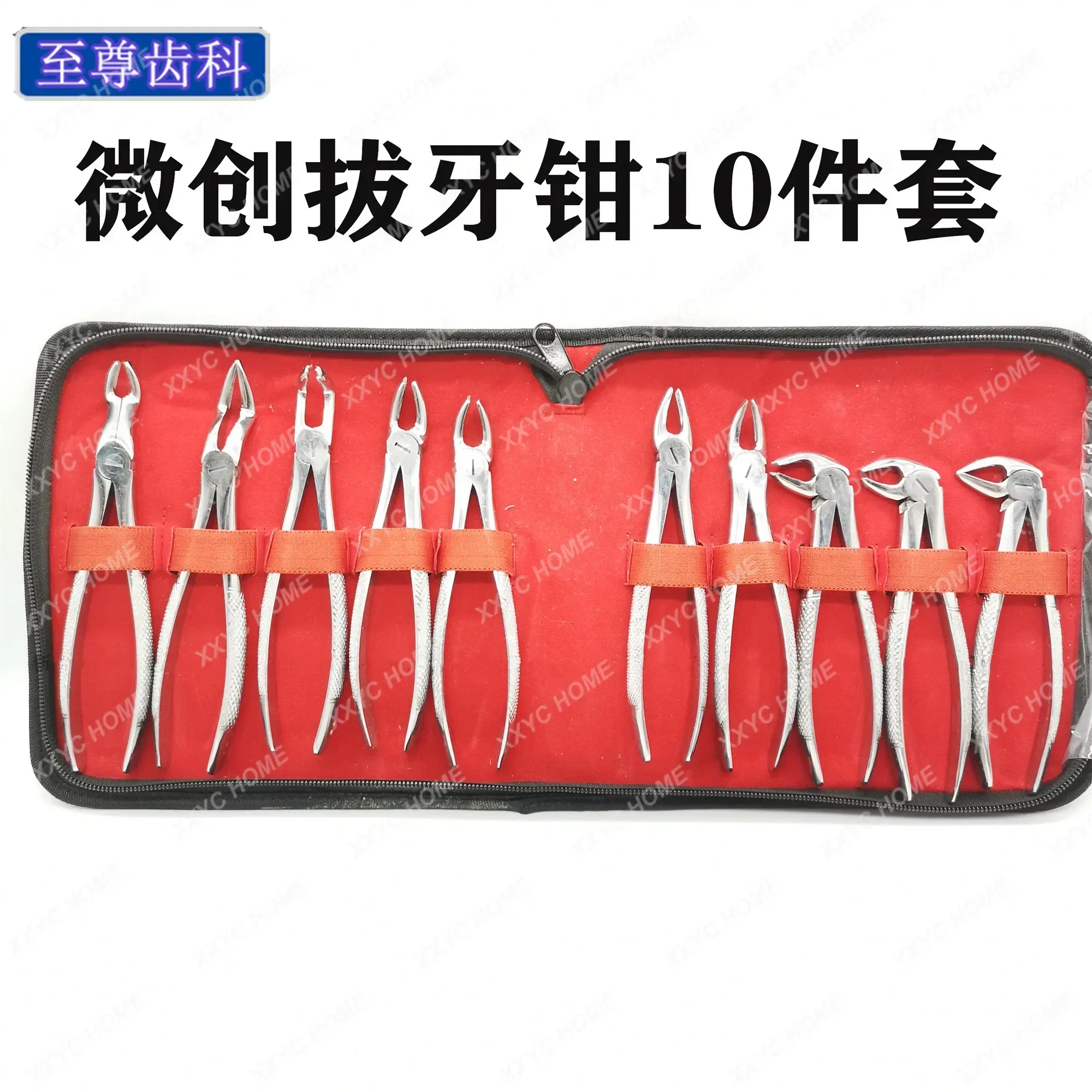 Dental Forceps Suit Stainless Steel Instrument Minimally Invasive Forceps Ten Dental Pliers Dental Material Tools