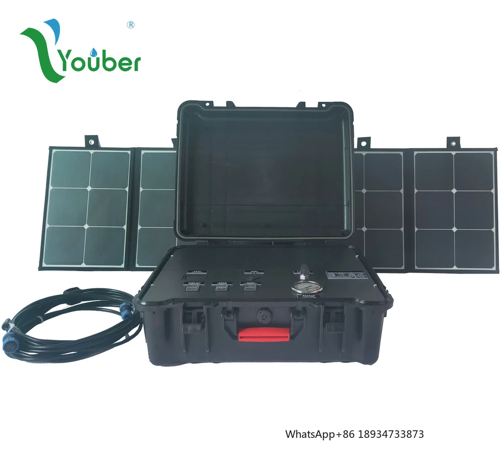 

DC12V 25L/H Солнечная энергия RO система опреснения Открытый Кемпинг Обезливание завод Цена Чемодан WaterMaker Открытый фильтр для воды