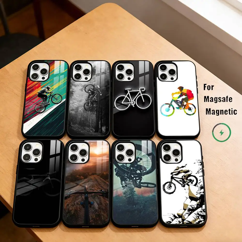 C-Cool M-Mountain B-Bikes Phone Case For iPhone17,16,15,14,13,12,11 Plus,Pro Magnetic For Magsafe Wireless Charging