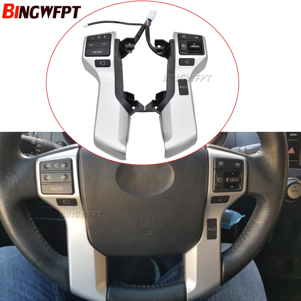 

84250-60180 84250-60160-E1 Electronic Steering Wheel Switch Control Button Assy for Toyota Land Cruiser Prado GRJ150L10-13