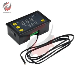 W3230 DC 12V 24V AC 110-220V Mini Digital Temperature Controller Thermostat Regulator Heating Cooling Control With Probe Sensor