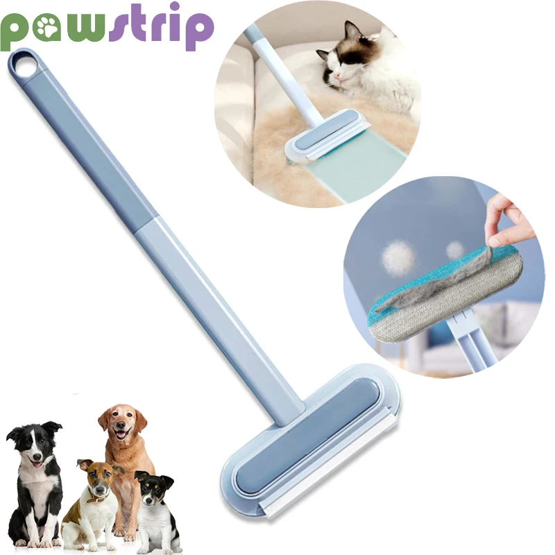 Pet Hair Remover Long Handle Reusable Clothing Pet Hair Brush Multifunction Sofa Carpet Clothes Dog Fur Remover Cleaning Tools