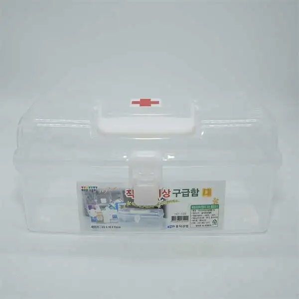 Rectangular emergency first aid fleet first aid box emergency kit medicine box