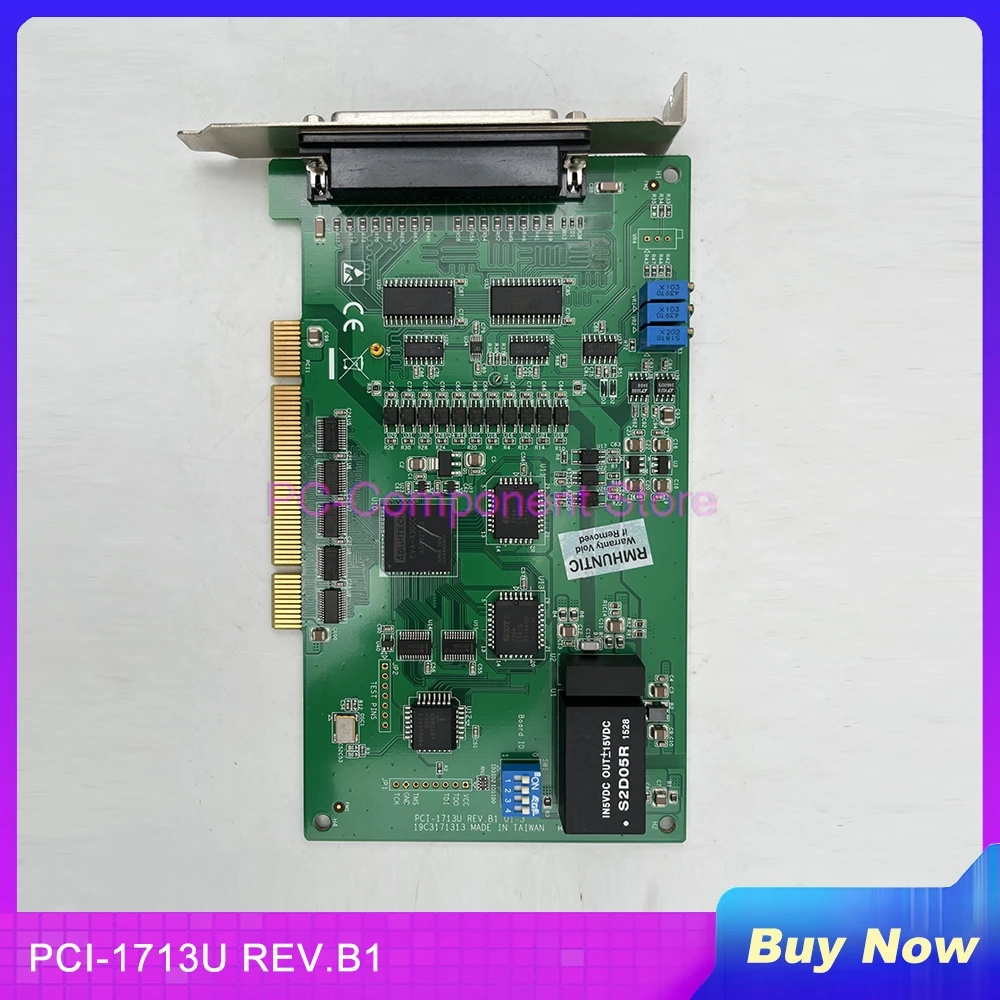 

For Advantech Capture Card 32-Channel Isolated High-speed Analog Input Card PCI-1713U REV.B1