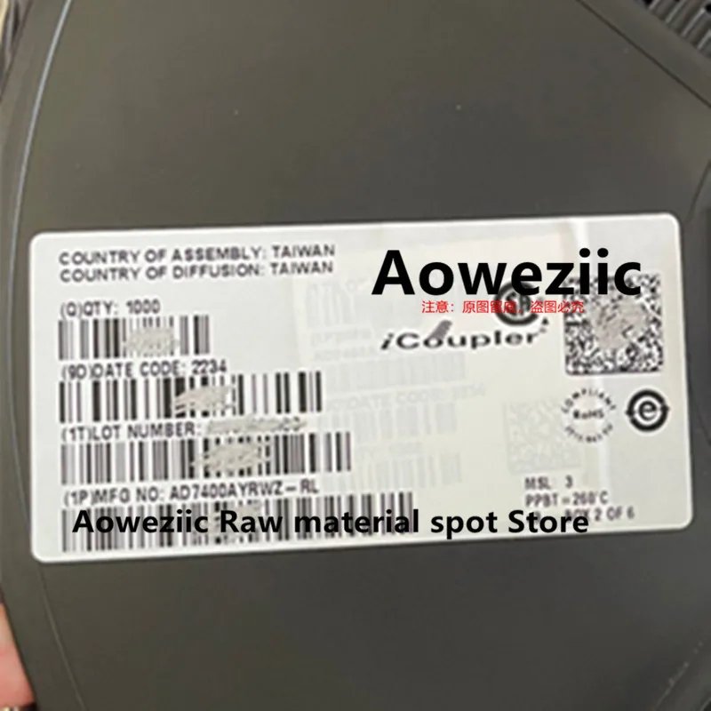 Aoweziic  2022+ 100% New Imported Original  AD7400AYRWZ-RL  AD7400AYRWZ  AD7400A   SOP-16  Analog to Digital Converter Chip