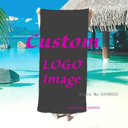 Personalizza il logo Asciugamano da spiaggia di marca Asciugamani estivi Bagno Personalizza Modello fai da te Asciugamano da bagno Asciugamani da regalo da viaggio Asciugatura rapida