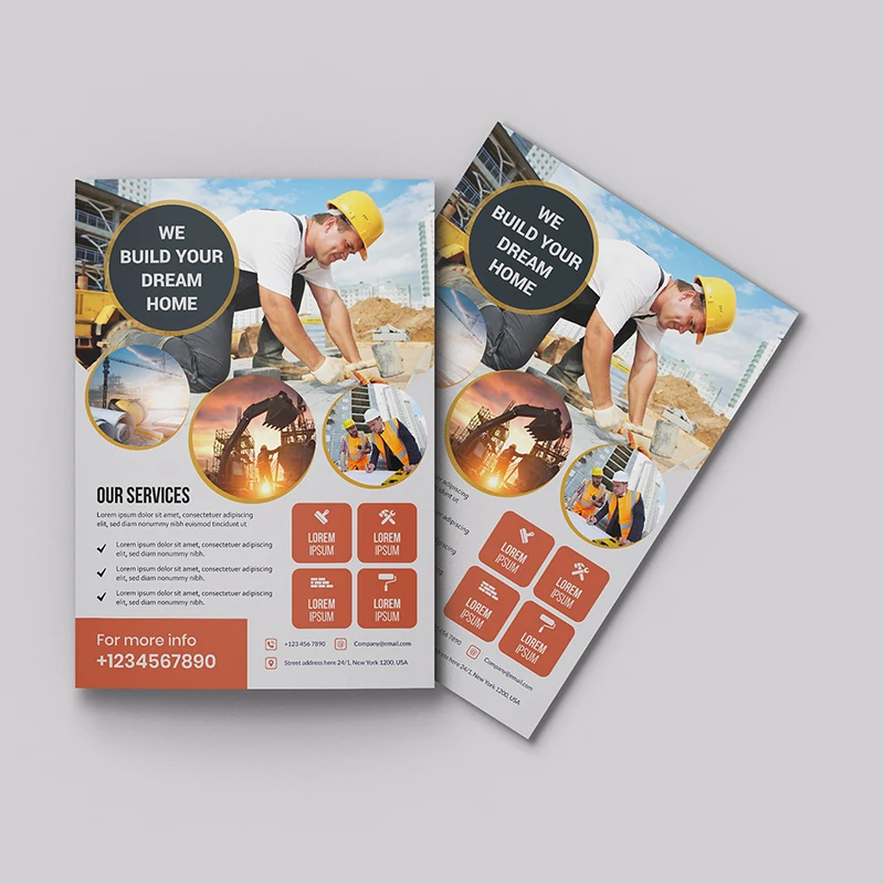 Customized product.Custom Size Flyer Printer Luxury Promotion Flyers Printing Service for Advertising