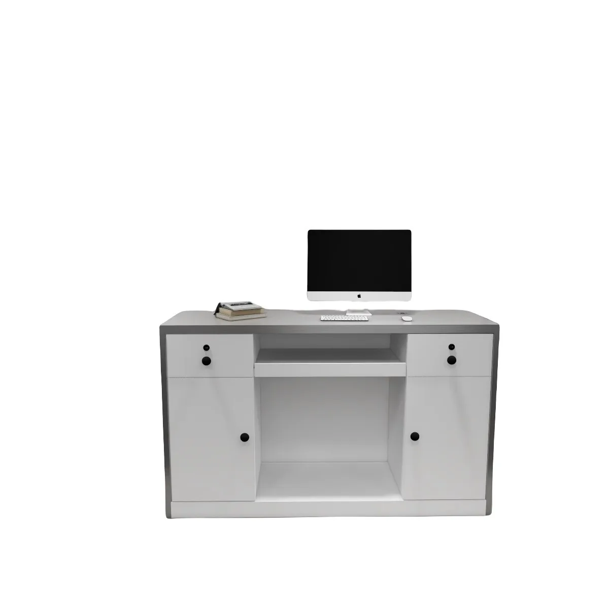 

Касса из нержавеющей стали Легкая роскошная парикмахерская Маленькая барная стойка Магазин женской одежды Counter Company