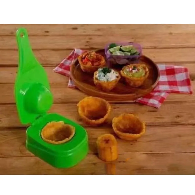 Tostonera Banana Bacon Mold Potato Plantain Smasher Kitchen Cooking Extrusion Mold Press Meatball Maker Tools Gadgets For Home