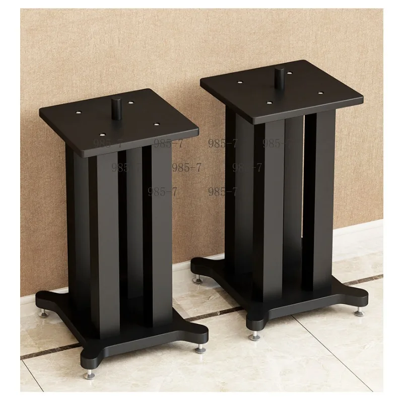 Surround sound floor standing support, shock-absorbing holder for household bookshelf speakers