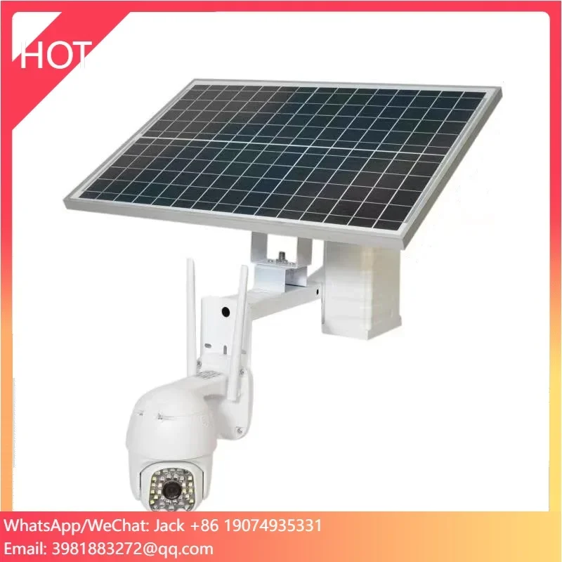 Phone App. CamHi Pro Remote Outdoor Tracking Pan Tilt 365 Day Night Recording Solar Panel 4G PTZ Network Camera