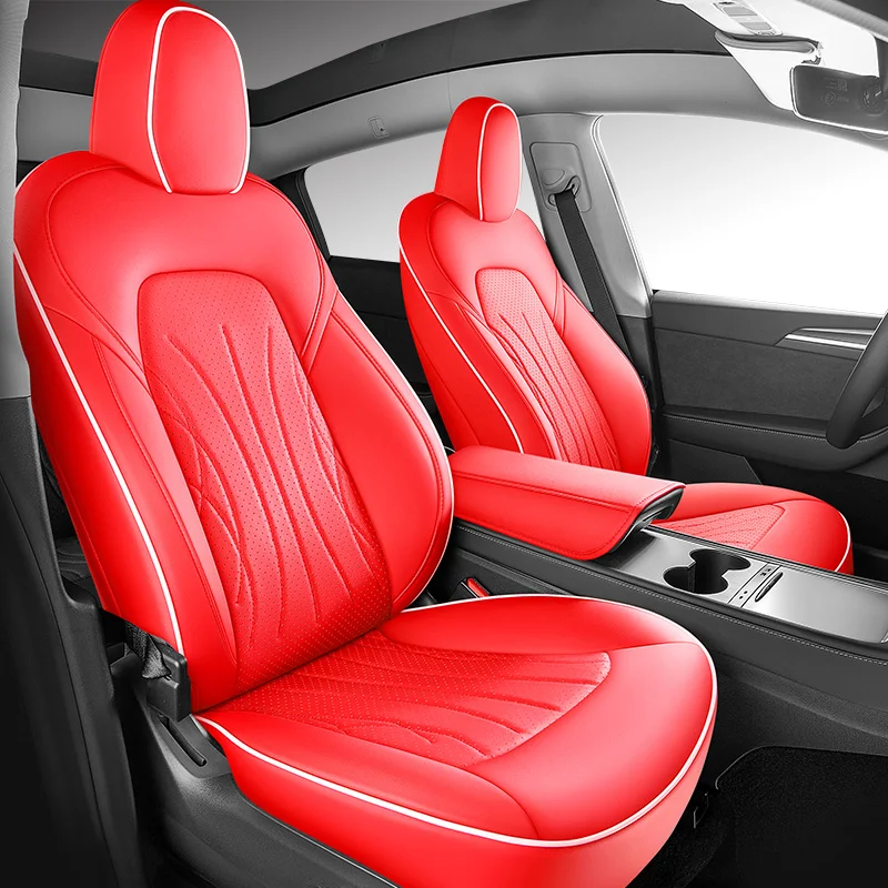 Car Ventilated cooling Seat Cushions for tesla Model Y Model 3 Full Surround Covered 10 Fans Ventilation Seat Cover For One Seat