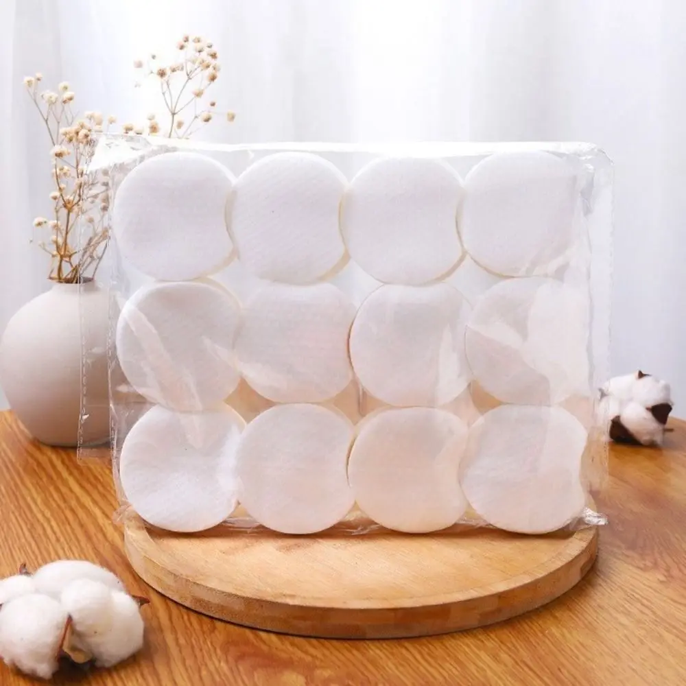 

1200Pcs Soft Makeup Remover Pads Double-sided Disposable Face Makeup Cotton Pads Stretchable Elasticity Wet Compress Cotton Girl