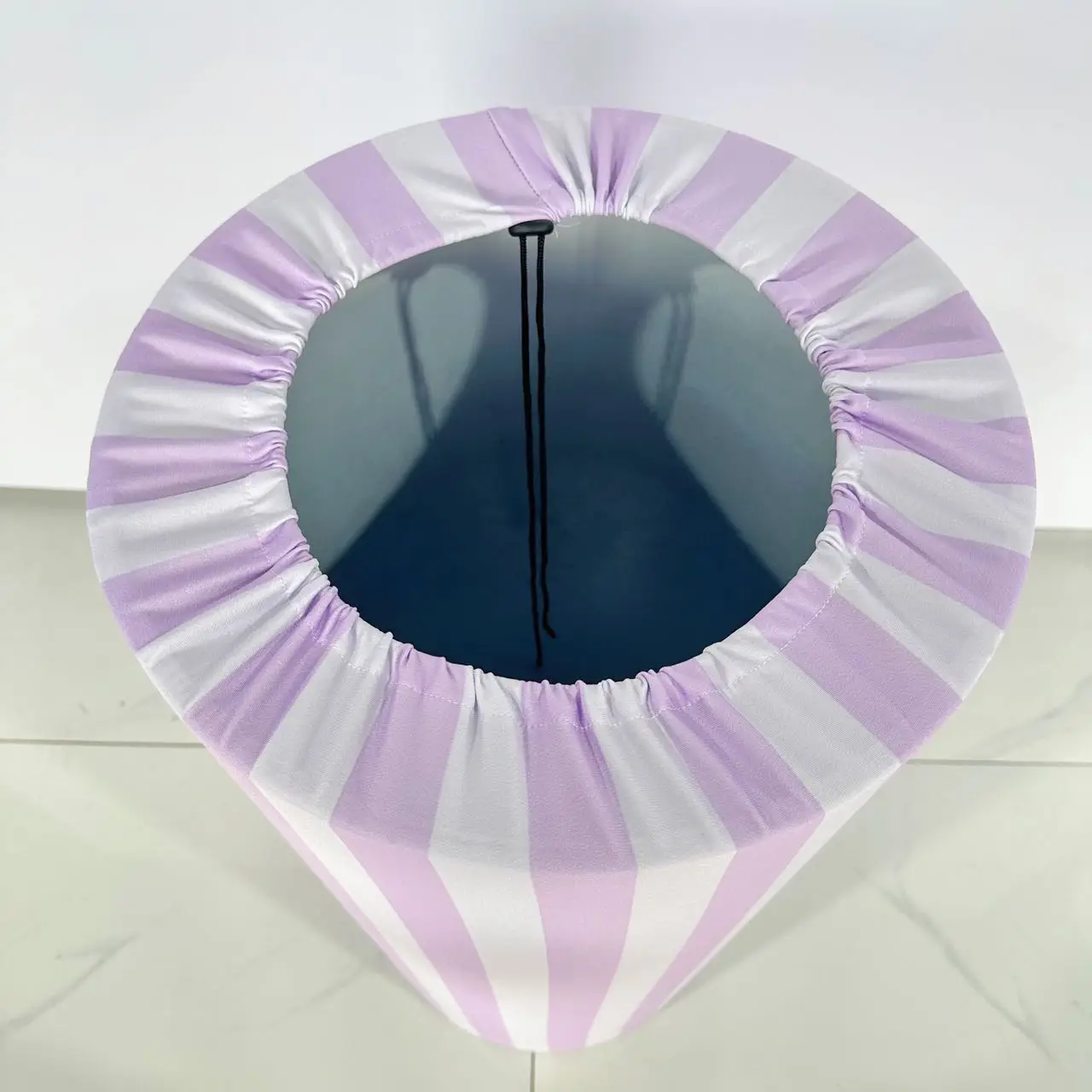 紫色と白のストライプのシリンダーカバー,装飾アクセサリー,誕生日,結婚式,ベビーシャワー用