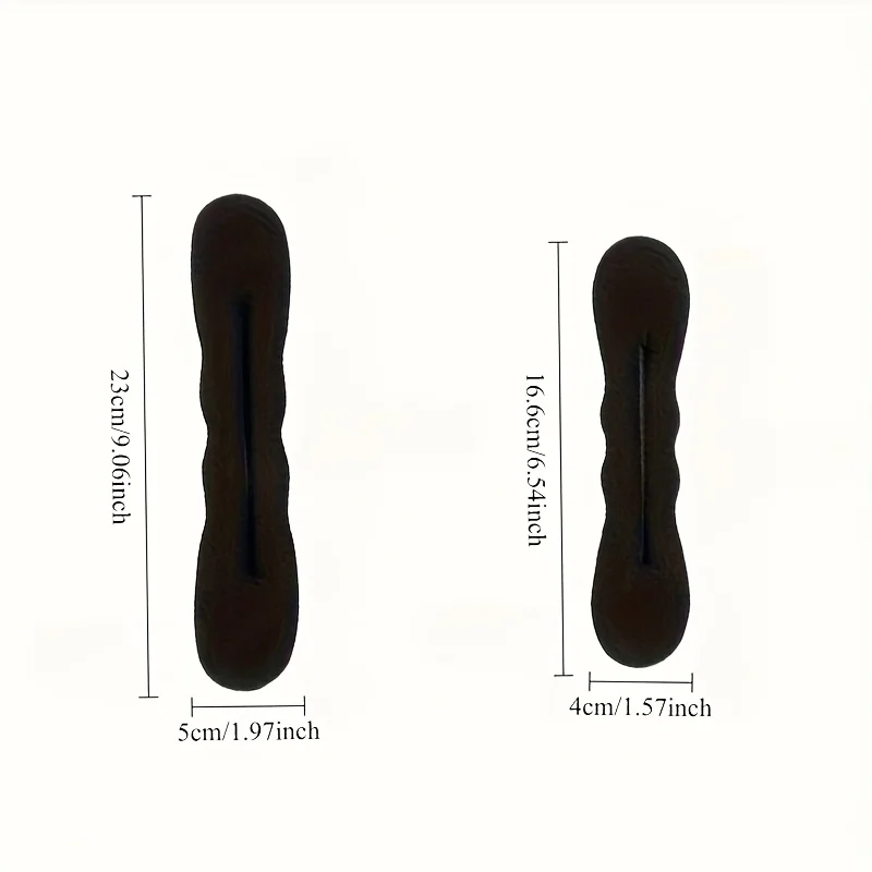 2 pcs Retro Bun Maker Kit - DIY Hair Styling Tool, Easy Use, Portable for Salon & Home, Create Elegant Twists & Knots