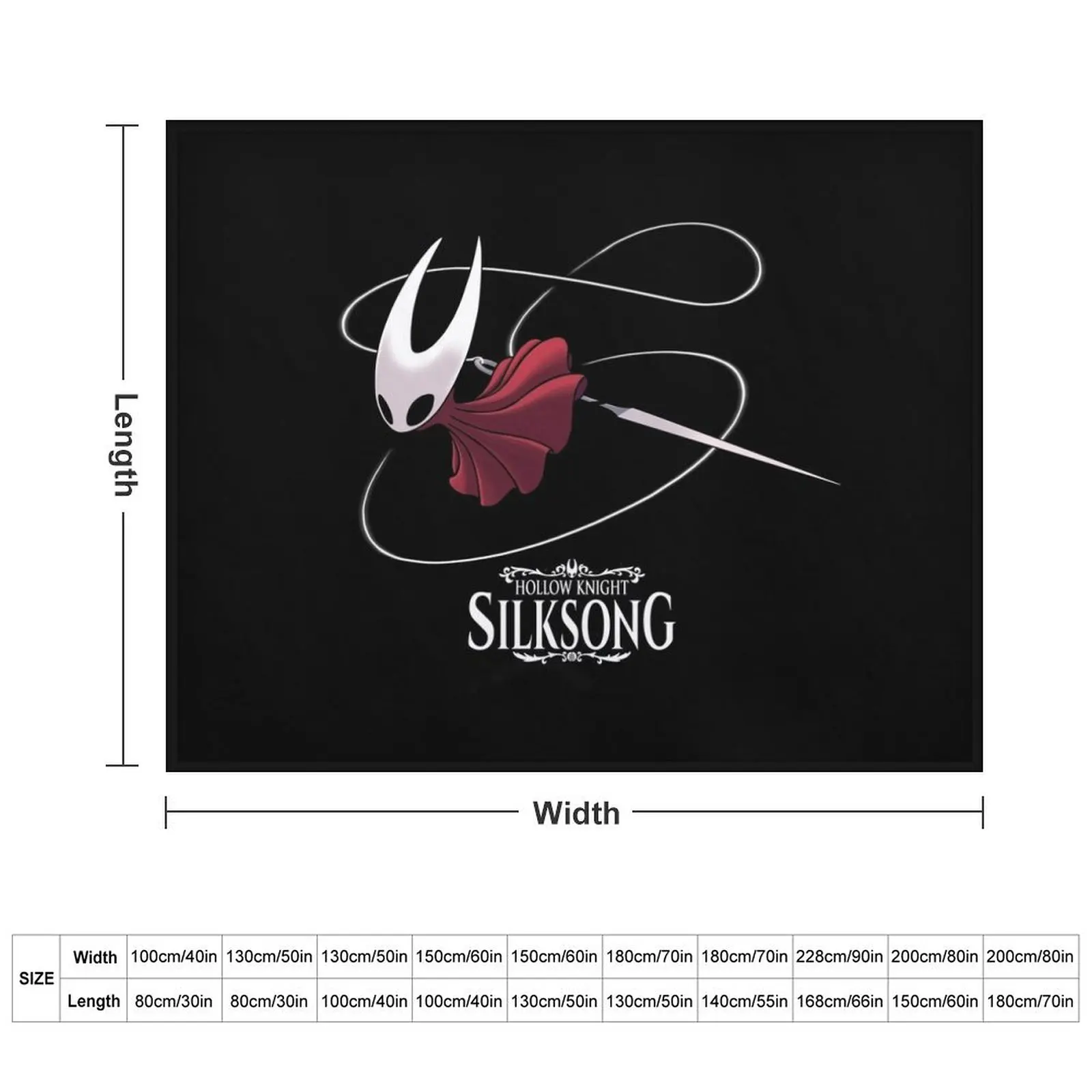 Hollow Knight: Silksong Throw Blanket christmas gifts Custom Retros Blankets