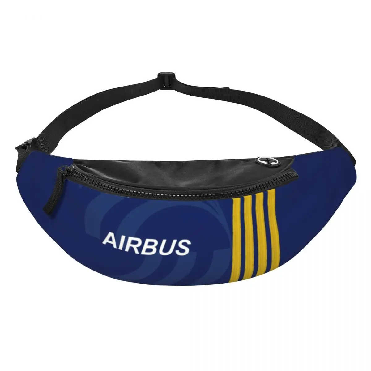 Airbus Fighter Pilot Fanny Pack for Women Men Cool Aviation Airplane Crossbody Waist Bag Traveling Phone Money Pouch