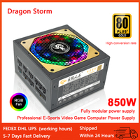 Full Modular ATX 850W 80Plus Gold 20+4Pin 12V Professional E-Sports Video Game Computer PSU For PC Desktop Power Supply