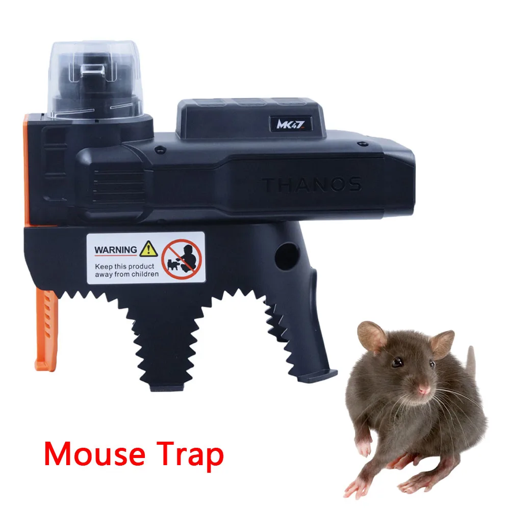 

Ultra Long Battery Life, Reusable Mouse Trap，Automatic Humane Non-Toxic Rat and Mouse Trap Kit Rat Multi-catch Trap Machine