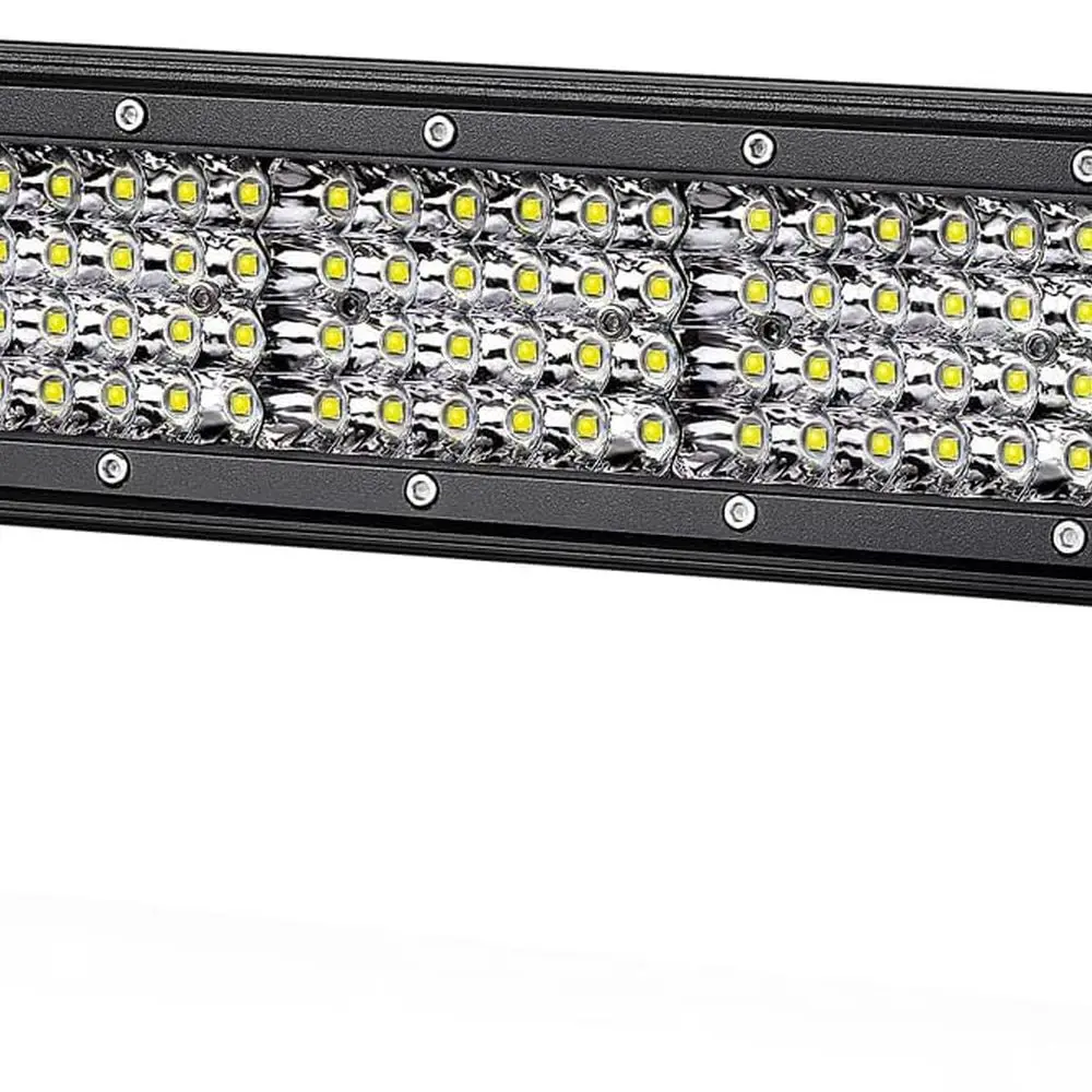 

15 336W Quad-Row LED Light Bar - Spot & Flood Beams, Waterproof, for Off-Road Vehicles, Trucks, ATVs, UTVs, Boats