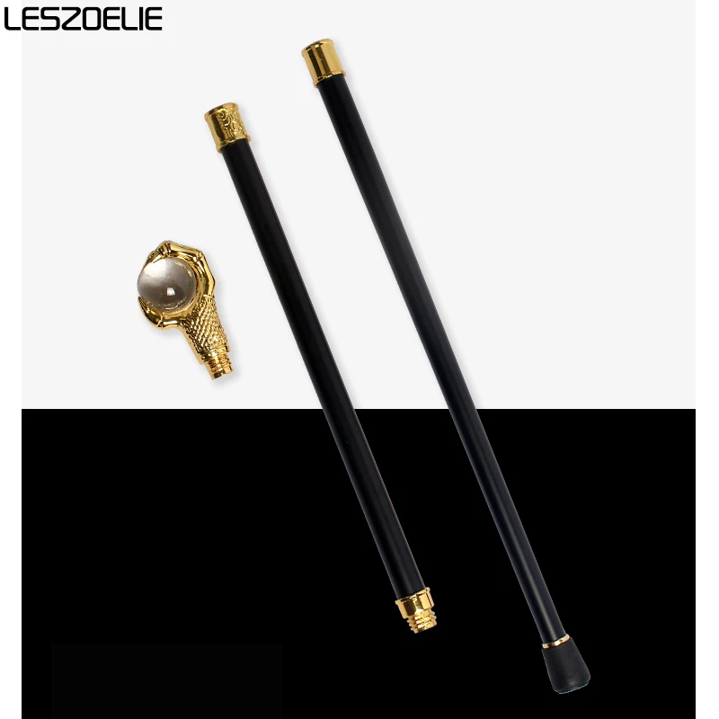 10 Colors Luxury Gold Dragon Claw Crystal Ball Walking Stick Men Fashion Party Walking Canes Women Elegant Vintage Walking Stick