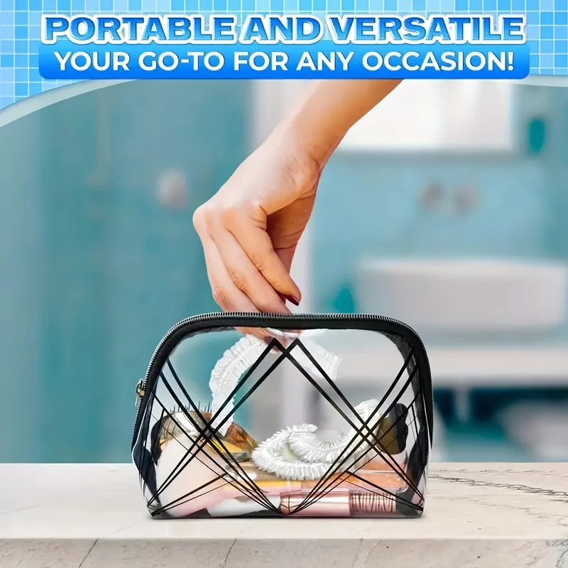 300/100/Packung – Robuste, elastische, hochwertige Einweg-Duschhauben – Transparente Einweg-Kopfhauben aus Kunststoff für Reisen, Friseursalons, Haarfärbungen und Haarschnitte, geeignet für die Haarpflege, zum Schwimmen und Baden – Innensohlenabdeckungen, sauber und hygienisch, langlebiges und hygienisches Design, sichere Passform, einfach anzuziehen und auszuziehen, schützt das Haar. | Stabile, rutschfeste Kopfbedeckung | Einweg-Toilettenartikel – Detail 4